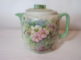 Hand Painted Porcelain Coffee Pot  8
