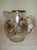 Silver Overlay Pitcher   8