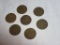 LOT OF 7 MISC INDIAN HEAD PENNIES