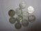 LOT OF 10 FRANKLIN HALF DOLLARS