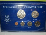 BRITISH VIRGIN ISLANDS 1974 SPECIMEN SET