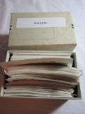 GREAT BRITAIN DEALERS BOX LOT OF MANCHINS IN CARDS