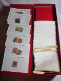 BELGIUM,NETHERLANDS LUXEMBOURG RED BOX LOT ON 102 CARDS