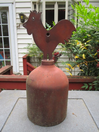 Decorative Metal Rooster Bell  Approx. 16" T