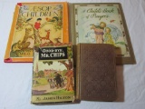 Children's' Book Lot - Goodbye Mr. Chips ©1934, Miss Bunkley's Book: The Testimony of