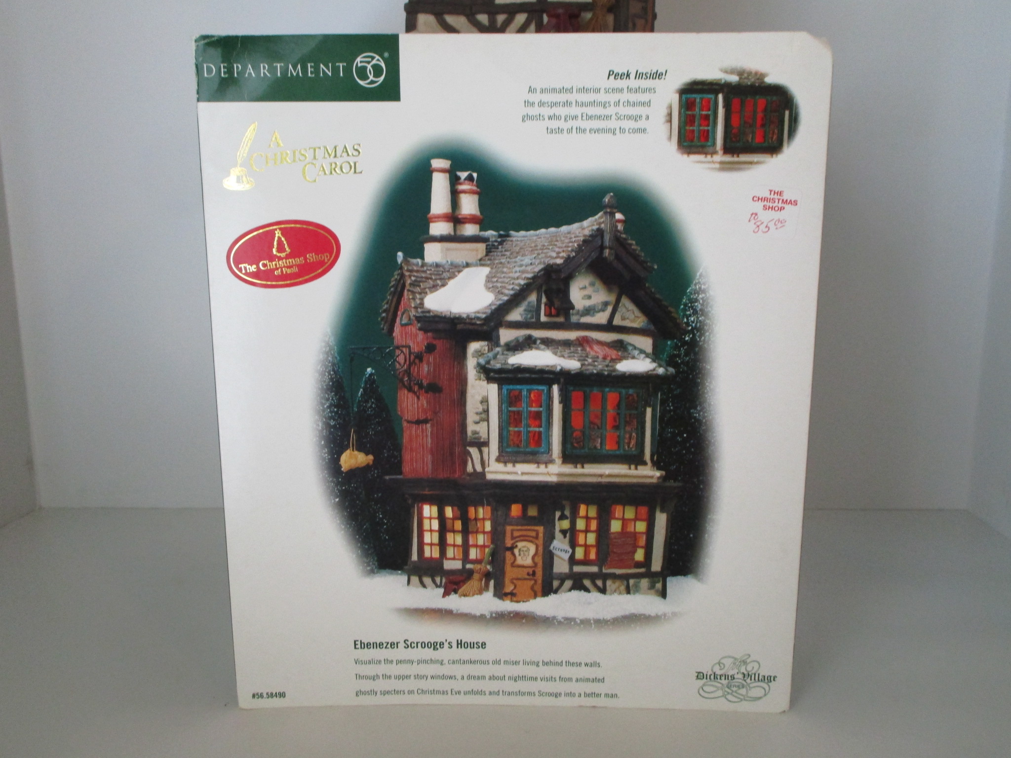 Department 56 Dickens' Village, Ebenezer Scrooge's Brownstone good House (56.58490)