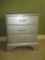 3 Drawer  Chest w/Chic Silver Finish   27