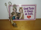 Lot - I Love Lucy Tag & Enameled Shoe Picture Holder