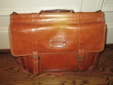 Georgetown Leather Briefcase w/Shoulder Strap.  Wear from use