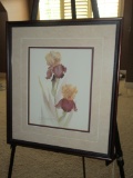 Lucite Kennedy Framed & Numbered Print of Irises