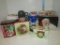 Lot - Misc. Christmas Tins & Plastic Boxes