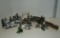 Lot - Misc. Dept. 56 Accessories.  Bridge, Deer, Elk Figurines, etc.