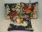 Lot - Christmas Design Accent Pillows - Some Needle Point