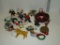 Lot - Misc. Christmas Ornaments - Mickey Mouse, Elephant, Eagle, etc. Designs