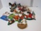 Lot - Misc. Christmas Ornaments - Some Wooden