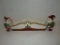 Fitz & Floyd Cracker Dish w/Christmas Elf Handles   13