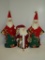 Lot - Christmas Tree Toppers - 1-Country Kringles, 2-By Swimcos Christmas Corner in