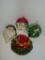 Lot - Glass Christmas Ornaments.  1 Radko, 1 Germany, 2 Unmarked