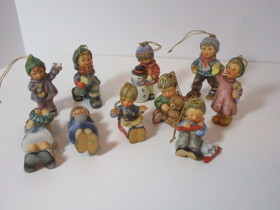 Lot - 10 Berta Hummel Porcelain Ornaments - Goebel