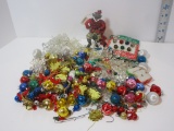 Lot - Misc. Vintage & Other Christmas Ornaments.  Miniature Bells, Ornaments & Other