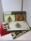 Lot - Misc. Christmas Motif Place Mats - Various Designs