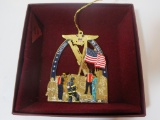 In Remembrance of September 11, 2001 Christmas Ornament by Baldwin.  Approx. 3