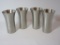 4 Stainless Tumblers by Craft Mfg. Co. - Chicago   5 1/2