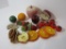 Misc. Fruit Lot for Decoration - Marble Apple, Wooden Lime & Apples, Other Dried