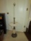 Table Lamp w/Marble Table, Brass Base w/Putti Decorations   50