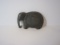 Small Pewter Elephant Art Tray - Truck Down     3 5/8