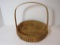 Split Oak Gathering Basket w/Handle  10 1/2