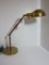 Brass Desk Lamp w/Leather Wrapped Arm    21