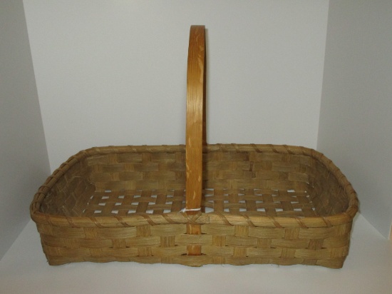 Split Oak Gathering Basket     19 1/2" L x 11" W