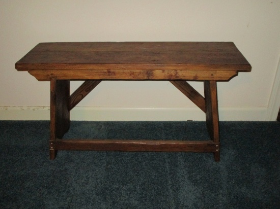 Farmhouse Bench   19 5/8" T x 35 1/2" L x 10 1/2 W