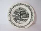 Historical Plate by Copeland, Spode  Made for Robert White, Nantucket, Mass   10 1/2