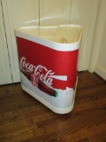 Triangular Coca Cola Cooler - Plastic w/Hinged Lid    Party Time by the Pool!