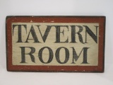 Tavern Room Wood Sign   16