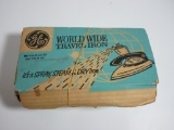 GE Vintage Worldwide Travel Iron - Steam & Dry in Original Box