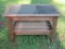 Teak Accent Table  17 1/2