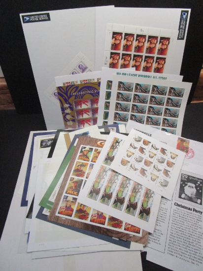 Mint U.S. Postage Sheets & Singles