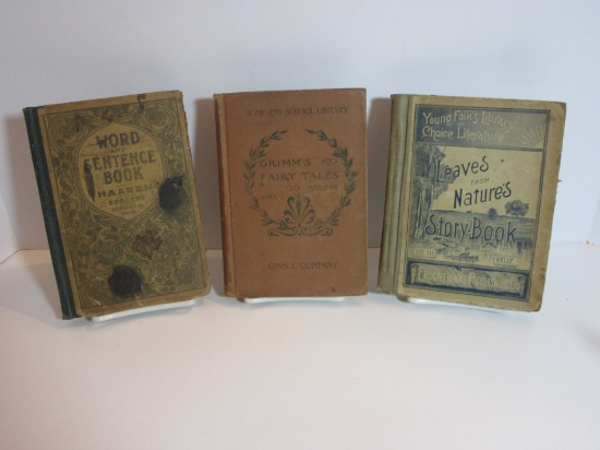 Vintage Books - Young Folks Library.  Leaves From Nature's Story Book Vol. III © 1892,