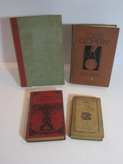 Lot - Vintage Books.  November by Gustave Flaubert © 1932, Opera by Quinti Horatii