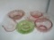 Lot - Misc. Depression Glass - Pink & Green