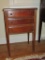 Mahogany 3 Drawer Sewing Chest w/Tapered Legs - 26  1/2