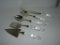 Lot - Crystal Handled Serving Pieces