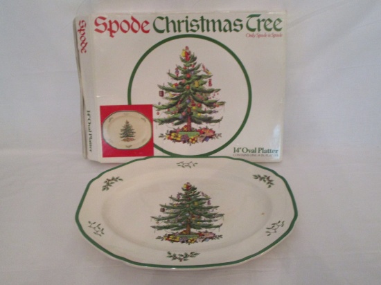 Spode Christmas Tree 14" Oval Platter