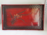Carved Lacquered Tray by Toyo   12