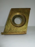 Hammered Brass Deco Picture Frame
