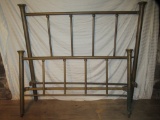 Brass Bed with Rails   Headboard - 51