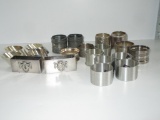 Lot - Misc. Silverplated Napkin Rings